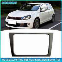 Car CD Box Radio Head Unit Bezel Trim Screen Frame for Golf 6 For GTI For MK6 Facia Panel Radio Player Trim 5K0858061F