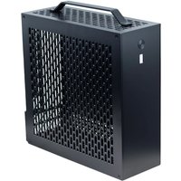 Lzmod Mini A24-V5 2.0 Dual Slot Single Display 1U Power Supply ITX Chassis with Double-Sided Chamfering