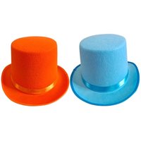 D0UB Teens/Adult Prom Formal Derby Hat Kid Funny Dress Up Rave Party Hat Magician Hat