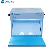 SUNSHINE SS-917C Dust Free Working Room Anti Dust Working Bench High Precision Adjustable Wind With Lamp For Phone Repair Tool