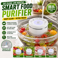 Waterproof Food Purification Machine Ionic Vegetable Fruit Cleaner Eliminate Residual Pesticides Bacteria For Food Cleaning