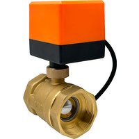 1/2" 3/4" 1" 2" Motorized Ball Valve 3-Wire 2 Control Brass Electric Ball Valve for Water/Oil/Liquid 220V 12V 24V