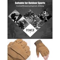 AliExpress NONE Men's Half Finger Tactical Gloves for Outdoor Protection Sports Cycling Rock Climbing Mountain Climbing Anti Slip Gloves