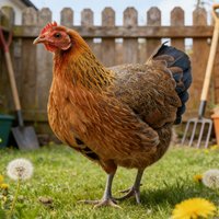 Acrylic Chicken Garden Stake Outdoor Animal Decor for Yard Hen Shaped Lawn Ornament Weather-Resistant Farmhouse Decor