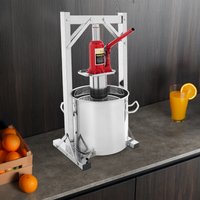 Fruit Wine Press, Hydraulic Jack Press Extractor, Stainless Steel Manual Wine Press Machine Kit for Homemade Wine