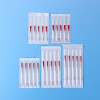 100pcs Disposable Acupuncture Needle 1 Needle With 1 Guide Tube Stainless Steel With Individual Tube Cannula Sterile