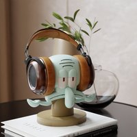 SpongeBobs SquarePants Squidward Cartoon Headphone Stand Desktop Headset Holder Display Rack for Earphone Storage Organization