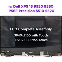 NEW 15.6 LCD Touch Screen Complete Assembly for Dell XPS 15 9550 9560 Precision 5510 5520 P56F001 Display Replacement Upper Set