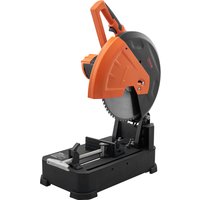 SucceBuy 2800 W Hacksäge, 14 Zoll/355 mm Klingendurchmesser, Trennsäge, 1200 U/min, Stahlschneidemaschine 0–45 ° Verstellbare, trocken geschnittene Hacksäge
