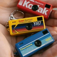 Original Kodak keychain 1987 CCD Digital Camera Charmera with Flash Mini Camera CCD 6 Colors Randomly Shipped For Gift