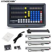 Hochpräzises SNS-3V 3-Achsen-Drehmaschinen-Fräs-DRO-Digitalanzeigekit mit 3 Stück 50 mm-1000 mm linearer Skala-Encoder, optisches Gitterlineal