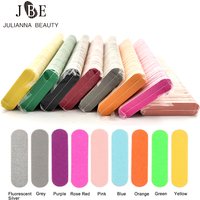 Double Side Nail Polish Sanding Disposable Mini Wooden Nail File Buffer Strips Grinding Polishing Manicure Tool 5/10/20/50/100