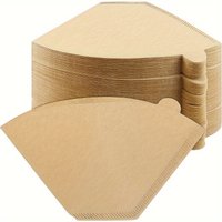 100Pcs Unbleached Original Wooden Hand Drip Paper Coffee Brewer Coffee Filter Bag Coffee Maker Accessories