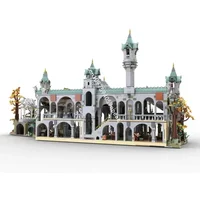 New 10547Pcs Famous The Rings Movie Series Moc Rivendellion Model Building Block Diy Creative Ideas Bricks Toys Birthday Gifts