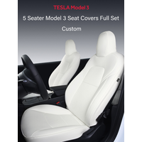 Luxury Custom Fit Seat Covers For Tesla Model 3 Tesla Model Y Full Set Wrap Waterproof Slip-on Accessories 2023 2022 2021 2020