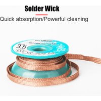 100% Original GOOT Solder Wick No-clean Tin Suction Line Tin Suction Tape Clean Tin Desoldering Wicks Soldering Paste