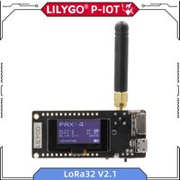 LILYGO® TTGO LoRa32 V2.1 & T3 V1.6.1 ESP32 LoRa 433MHz 868MHz 915MHz Dev Board 0.96-Inch OLED TF Card BLE WIFI Wireless Module