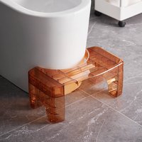 Thickened crystal new bathroom squat toilet toilet stool children pregnant women toilet toilet footstool adult