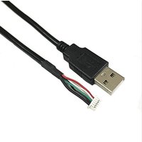 Custom USB to PH1.25mm pitch 5pin small terminal connection cable advertising machine touch screen USB data cable