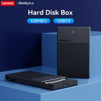 Lenovo 2.5 Inch SATA Enclosure, USB,Type-C External Hard Drive Case, High Speed Portable Hard Disk Box for Laptop pc