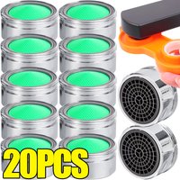 Bathroom 24mm Faucet Aerator Water Saving Tap Insert Nozzle Thread Taps Bubbler Filter Replaceable Parts Kitchen Faucet Strainer