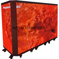 Full Color High Quality Foldable Curved LED DJ Booth Full Color Electronic Music Festival Night Bar Dj Booth Led Display