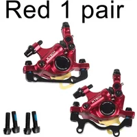AliExpress NONE ZOOM XTECH HB100 MTB Hydraulic Disc Brake Calipers Front Rear 160mm Folding Pull Wire Black Red Brake for MTB Bike Brake Set