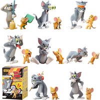 Original Tom and Jerry Mental State Assessment Blind Box Figure Anime Kawaii Tom and Jerry Blind Box Toys Puppet Toy Kid Gifts