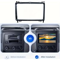 Car Fascia for Mercedes Benz A-class W169 B-class W245 W906 Sprinter Viano Vito VW Crafter 9-inch panel frame Kit