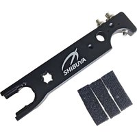 Special wrench for compound bow stabilizers, multi-functional adjustment and disassembly tool