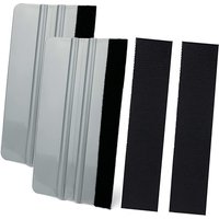 2Pcs Car Vinyl Wrap Felt Squeegee with Replaceable Felts Film Stickers Decals Wallpaper Applicator Scraper Window Tinting Tool
