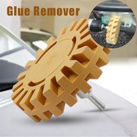 Gomme de roue de voiture 100mm 4 pouces, adaptateur de perceuse électrique lisse, retrait de décalcomanie, réparation de peinture, caoutchouc efficace pratique à fines rayures rapides