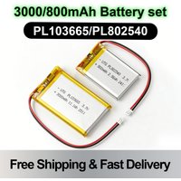 3.7V Lithium Lipo Battery 800mAh PL802540 PL103665 1Pc for T114 V2 LoRa 32 V3 Development Module