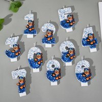 0-9 Cartoon Pawed Patrol Theme Candle Number Birthday Cake Anniversary Party Baby Shower Candles Scene Decoration Supplies