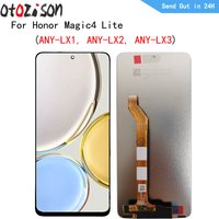 For Magic 4 Lite Display For Huawei Honor Magic4 Lite ANY-LX1, ANY-LX2 LCD With Frame LCD Screen Touch Panel Digitizer Assembly