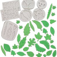 Kinds Leaf Chocolate Silicone Fondant Mold For Cake Decorating Cookie Baking Gumpastes Mould Steam Oven Available And Resin Art