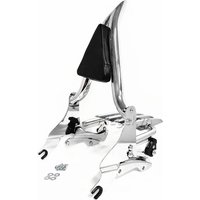 1.5 Inch Sissy Bar Passenger Backrest With Luggage Rack for Harley Davidson Touring 2009-2026 Road King Street Glide CVO