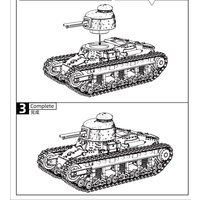 Japan Otsu 37mm Sogekihou Light Tank MRY-SFW SS903 1/72 1/48 1/35 1/16 25mm Military Model Kit Italy Fiat3000 Light Tank