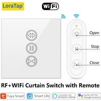 Tuya vie intelligente RF WIFi stores à rideaux intelligents interrupteur de volet roulant Google Home Alexa écho commande vocale intelligente maison App minuterie