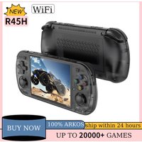 R45H Retro Handheld Game Console Open-Source 480*272 4.3 Inch IPS Screen RK3128 20+ Emulators Pocket Video Player Boy's Gift