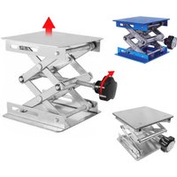 Lift Table 100*100*160mm Lab Plate Jack Scissor Stand Platform Router Workbench Table Woodworking Lift Laboratory Carpentry Tool