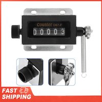 D67F 5 Digit Mechanical Resettable Manual Hand Pull Stroke Tally Counter Resettable Mechanical Counter Mechanical Click Counter