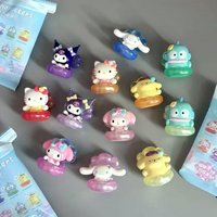 Genuine Sanrio Pearlescent Shell Series Kawaii Shine Hello Kitty My Melody Kuromi Cinnamoroll Pochacco Blind Bag Birthday Gift