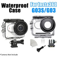 For Insta360 GO3S GO3 Case 60M Waterproof Housing Diving Protective For Insta360 GO 3S GO 3 Camera Underwater Cover Accessories