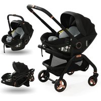 Customizable 3-in-1 Stroller Child Safety Seat Portable Folding Baby Sleep Basket Adjustable Pushrod Travel Stroller