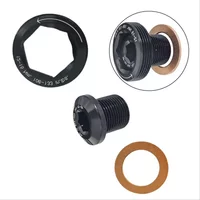 M15-26mm Aluminum Alloy Gear Disc Crank Leg Locking Screw For Sram For X7 Bicycle Crank Screw Bike Cranksets Accessories