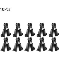 10Pcs Universal Plastic Clips Plant Support Fixed Connector Pillars Gardening 11mm Fixed Bracket Climbing Pergola Connector