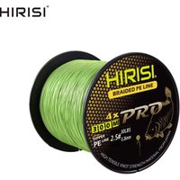Hirisi Carp Fishing Line 300M Braided PE Line 4 Strands 15-50LB Multifilament Fishing Line Smooth Fishing Accessories