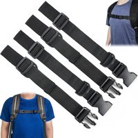 1-10pcs Backpack Adjustable Fixed Strap Light Schoolbag Anti Slip Belt Reduce Pressure Bag Shoulder Straps Easy Connection Bag
