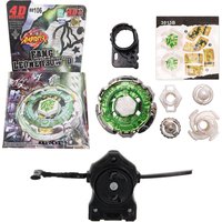 B-X TOUPIE BURST BEYBLADE wyvron w3 Fang Leone 130W2D BB106 Simple Packing + Black Pull Line Launcher